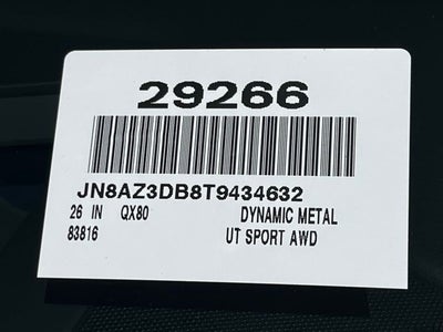 2026 INFINITI QX80 SPORT