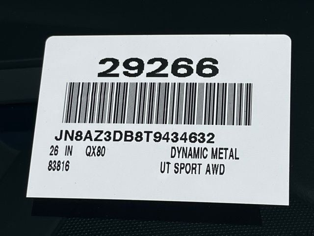 2026 INFINITI QX80 SPORT