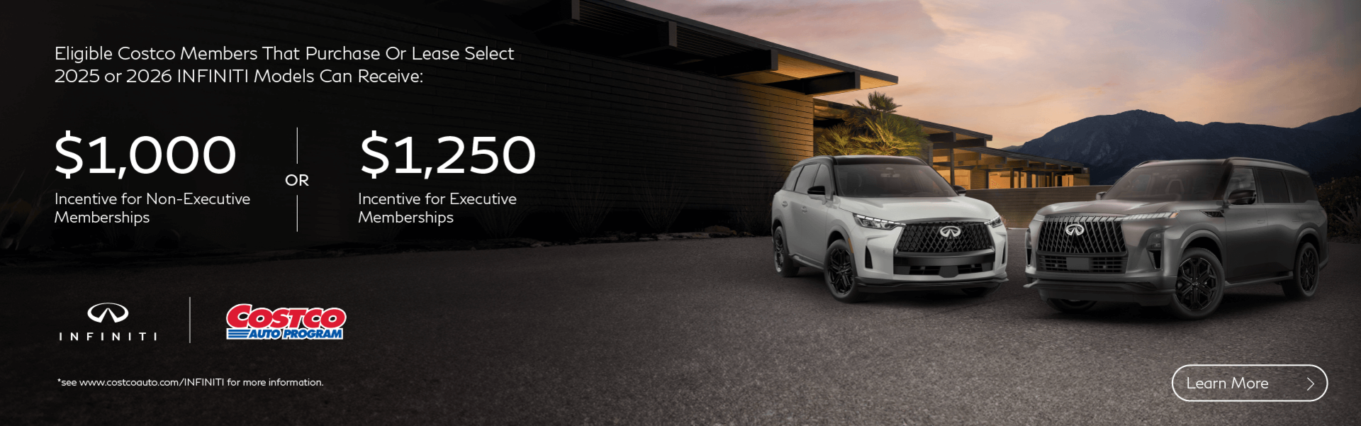 2026 Costco Offer at INFINITI of Ontario in Ontario CA